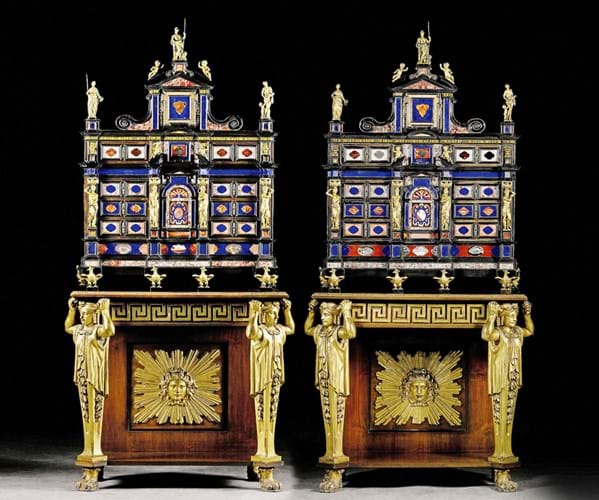 Early 17th century cabinets made for the Borghese family