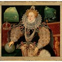 16th century large-scale portrait of Queen Elizabeth I