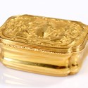 Dutch gold engraved box