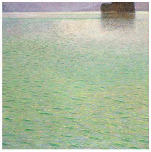 Insel im Attersee by Gustav Klimt