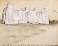 Christo Reichstag wrap study on offer