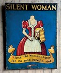 The web shop window: A 'silent woman' pub sign