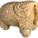 Mesopotamian limestone elephant