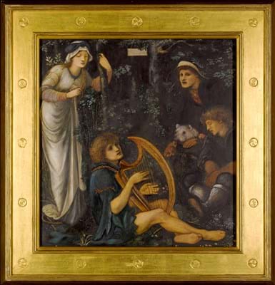 The Madness of Sir Tristram by Sir Edward Coley Burne-Jones 