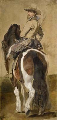 Sir Peter Paul Rubens' horse and rider