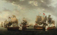 Naval artist and shipbuilder go into battle together
