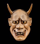 Face to face with a Noh theatre mask