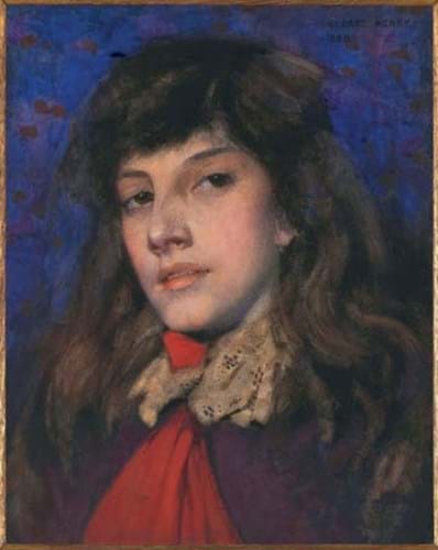 George Henry's The Red Scarf