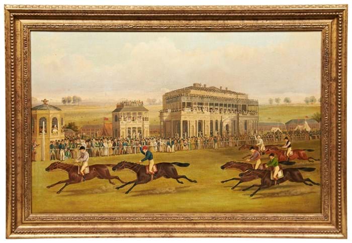 John Frederick Herring Snr painting of Doncaster Gold Cup