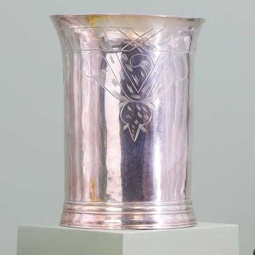 Norwich silver beaker by Elizabeth Haselwood