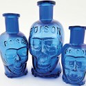 Skull poison bottles