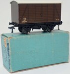 Attraction of simple Hornby Dublo goods van is plain to see