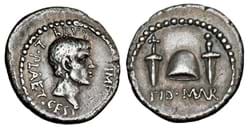Brutus Eid Mar denarius sets record for any coin sold in Scandinavia
