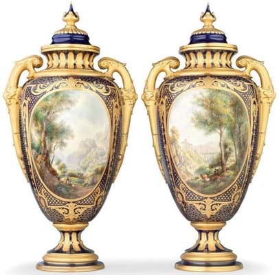 Royal Worcester vases