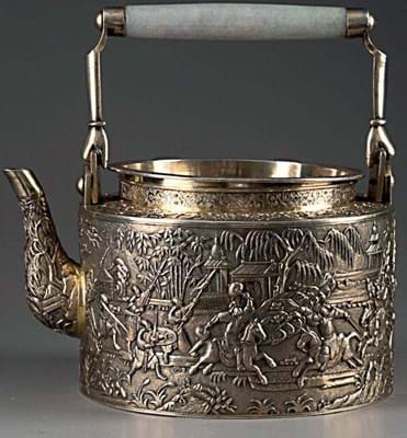 Silver kettle