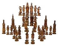 Black Forest chess set bid three times over estimate