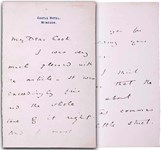 Oscar Wilde letter ponders inverted commas