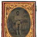 Naked Union soldier photo