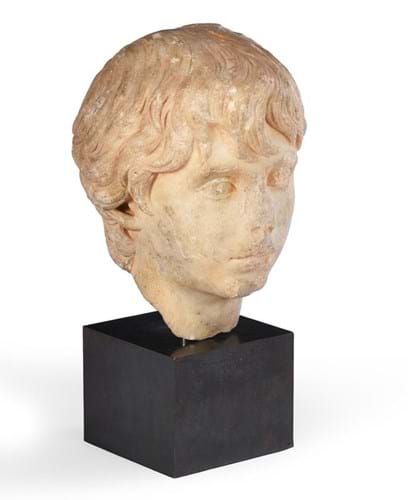 Roman marble portrait head