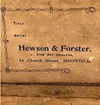 ATG letter: Heard of Hewston & Forster?
