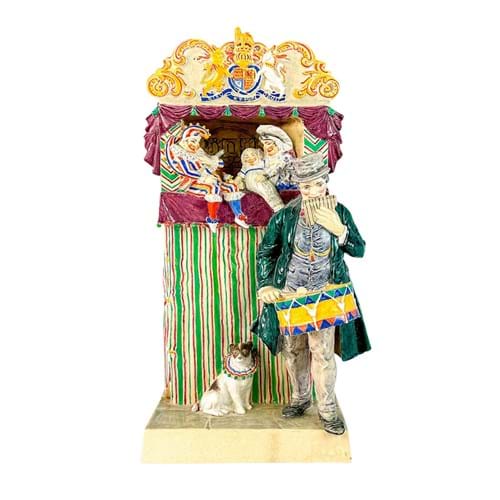 Charles Vyse Punch and Judy figure group