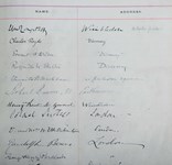 How society folk lined up to sign a visitors’ book