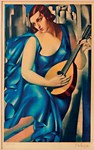 De Lempicka picks Art Deco style for her mandoline player