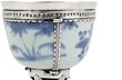 Elizabethan silver and porcelain goblet
