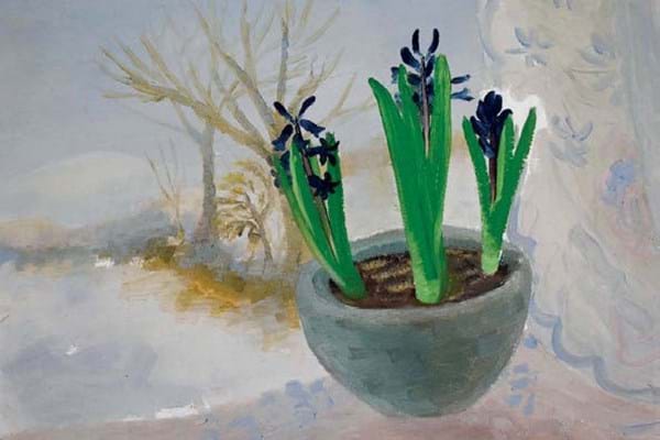 Blue Hyacinths by Winifred Nicholson