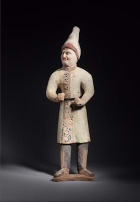 Tang-dynasty pottery figure