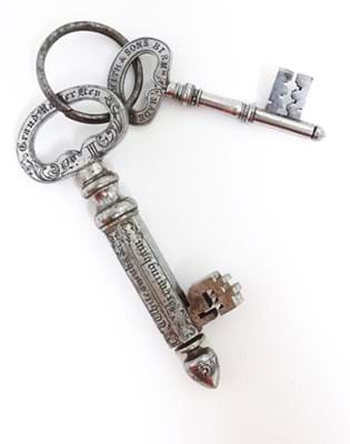 19th century keys
