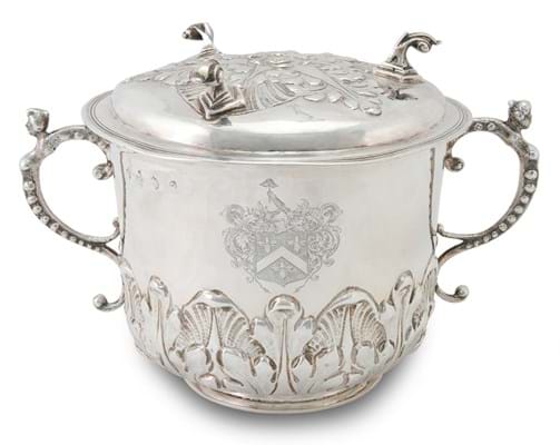 Antique silver cup