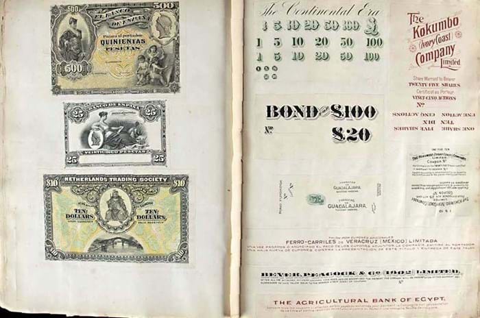 Banknote scrapbook