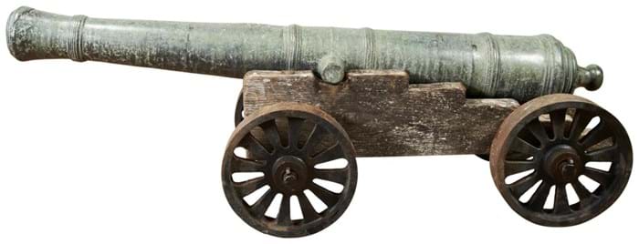 Chinese bronze naval cannon