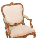 George III giltwood armchairs