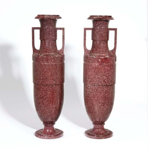 Porphyry vases