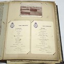 Ocean liner scrap book