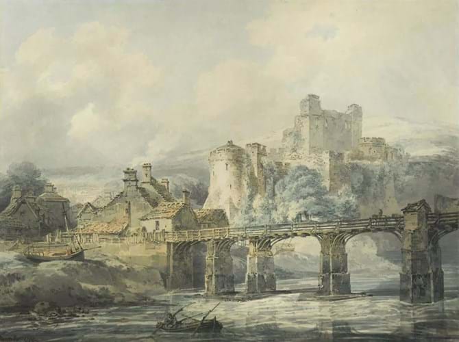 Chepstow Castle By JMW Turner