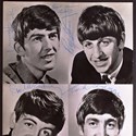 A signed photograph of The Beatles