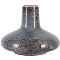 A Ruskin vase with a snakeskin glaze
