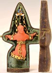 Carved coral pendant created in a style typical of Trapani