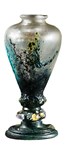 Gallé rocks with rare glass vase at auction