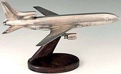 Silver plane travels well at small scale