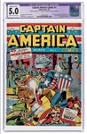 Captain America punches in for a debut comic appearance