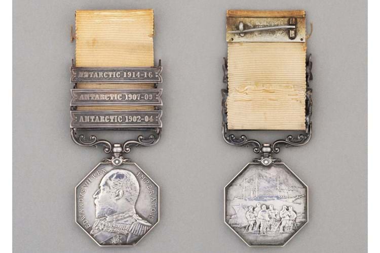 Sir Ernest Shackleton’s Polar medal.