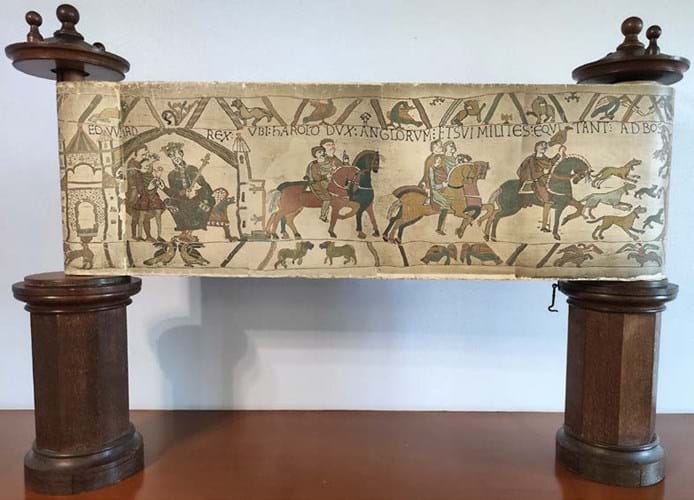 Replica of the Bayeux Tapestry
