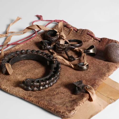 Items from a crocodile's stomach